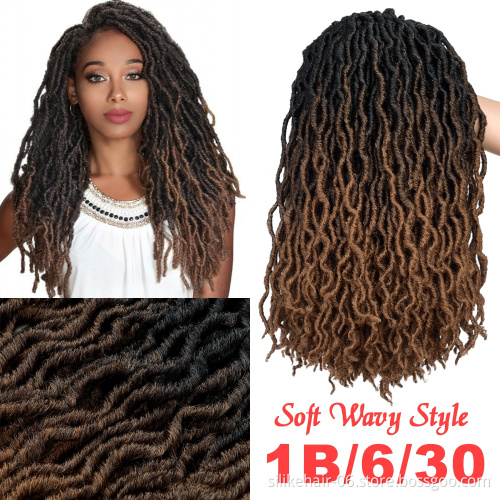 Goddess faux Locs crochet braid african hair extensions pre looped soft dreadlocks braids pictures dread braids styles Crochet
